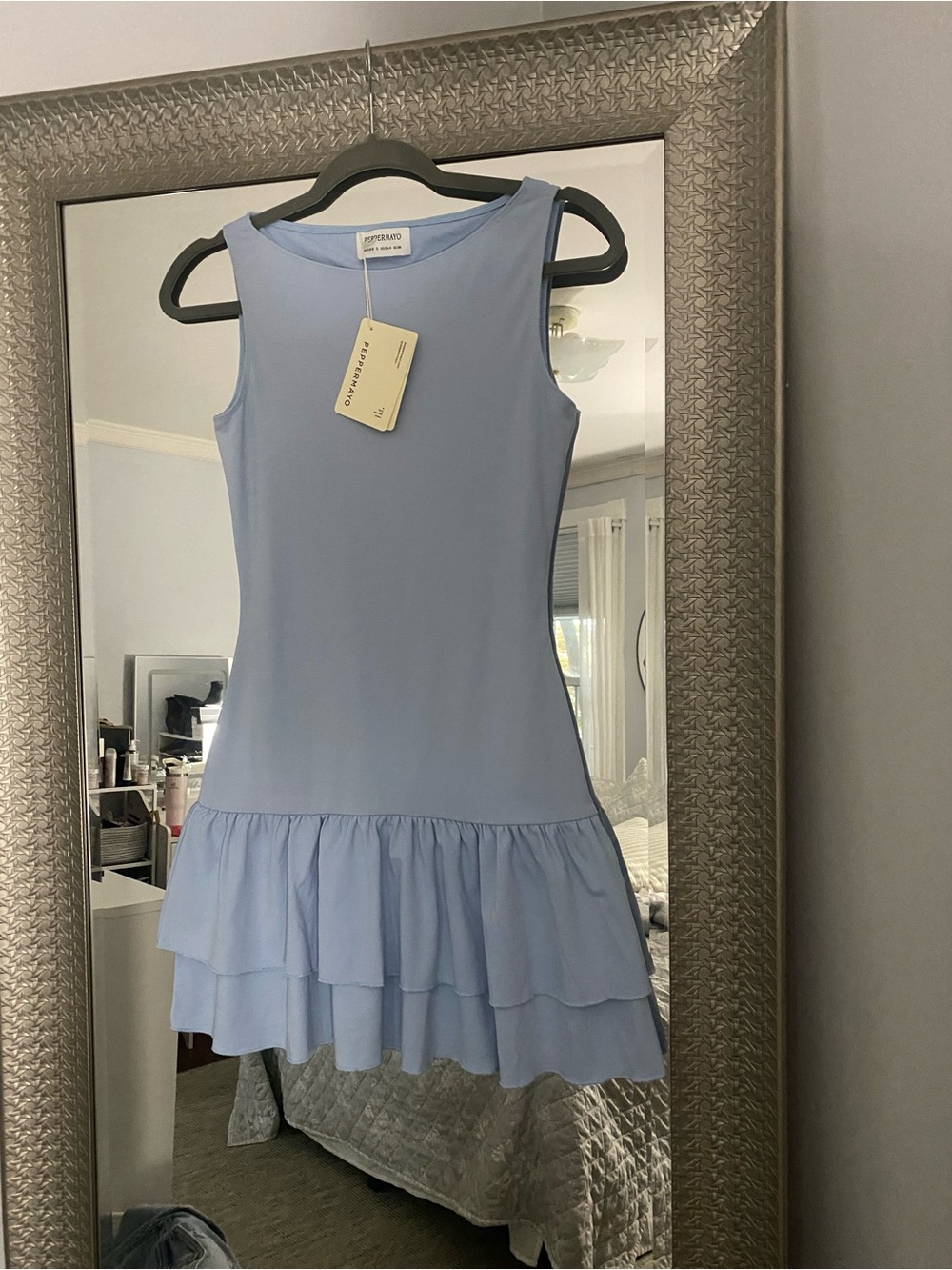 Peppermayo drop waist mini dress